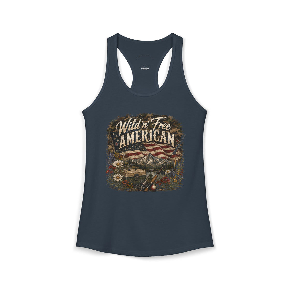 Wild'n'Free American Women's Tank Top - Wildflowers & Moonshine Exclusive