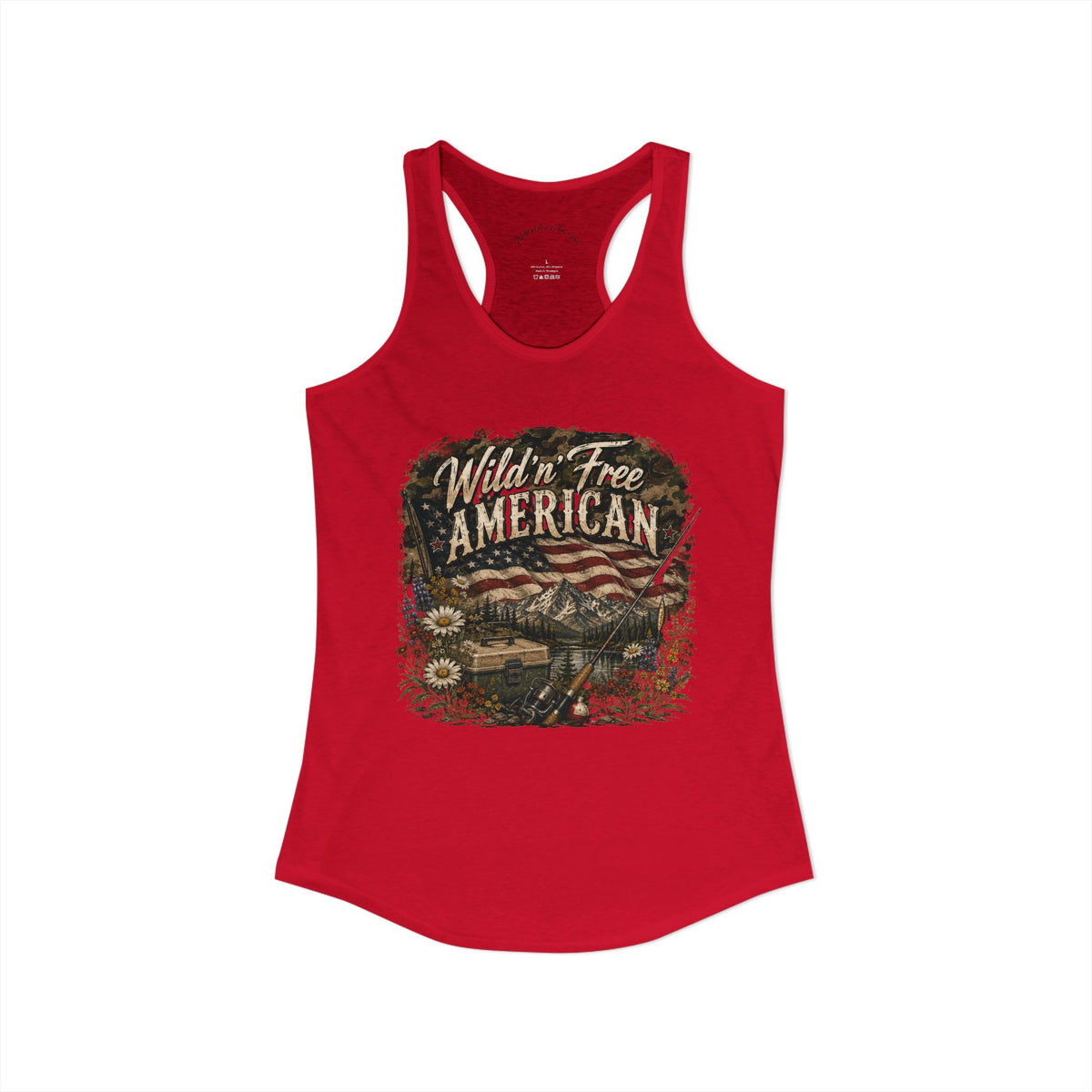 Wild'n'Free American Women's Tank Top - Wildflowers & Moonshine Exclusive