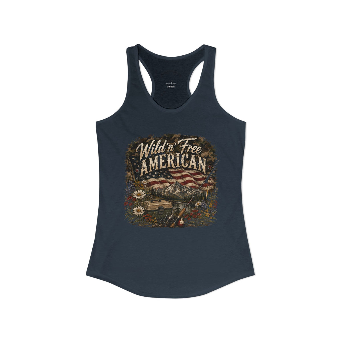 Wild'n'Free American Women's Tank Top - Wildflowers & Moonshine Exclusive