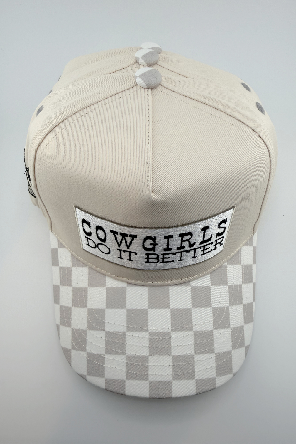 Cowgirls Do it Better Snapback Cotton Structured Hat