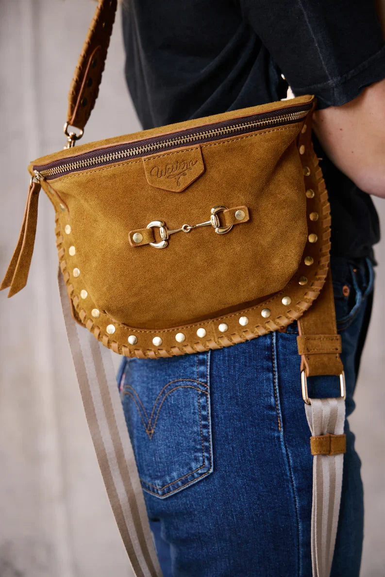 Western + Co. Lil’ Bit Bum Bag in Chestnut