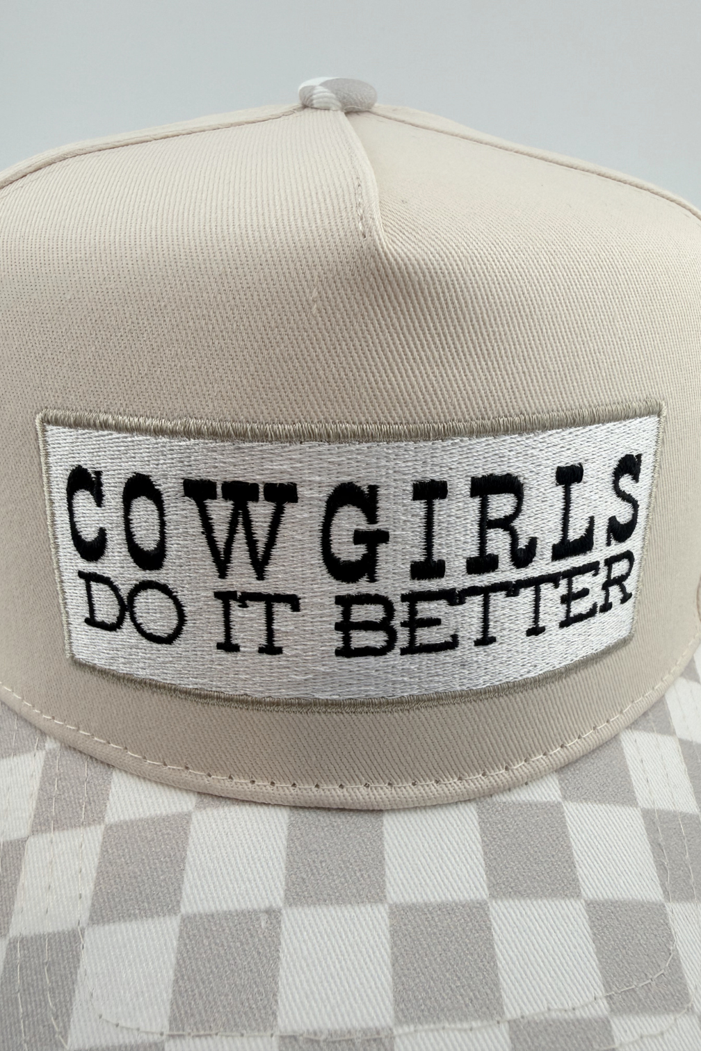 Cowgirls Do it Better Snapback Cotton Structured Hat