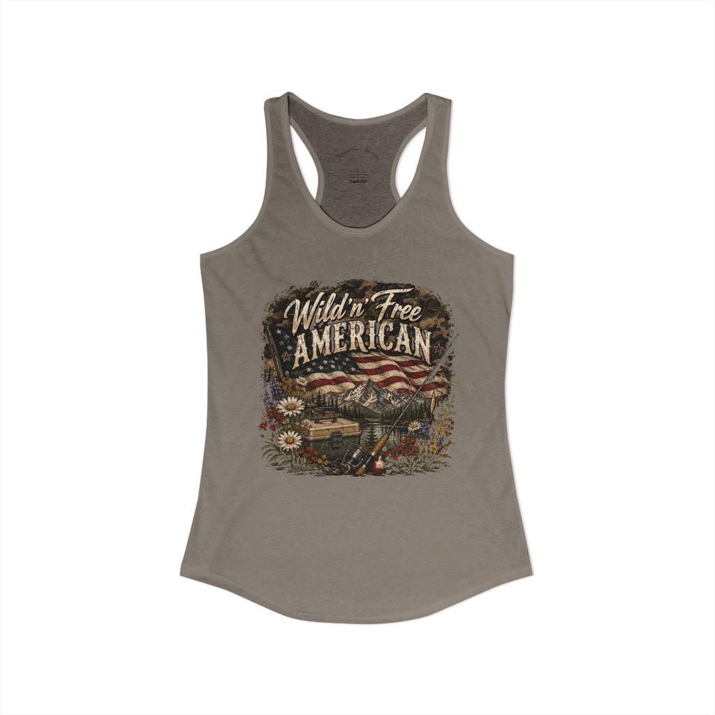 Wild'n'Free American Women's Tank Top - Wildflowers & Moonshine Exclusive