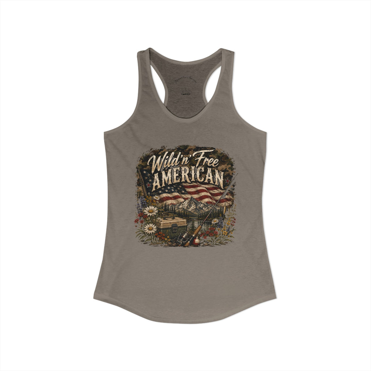 Wild'n'Free American Women's Tank Top - Wildflowers & Moonshine Exclusive