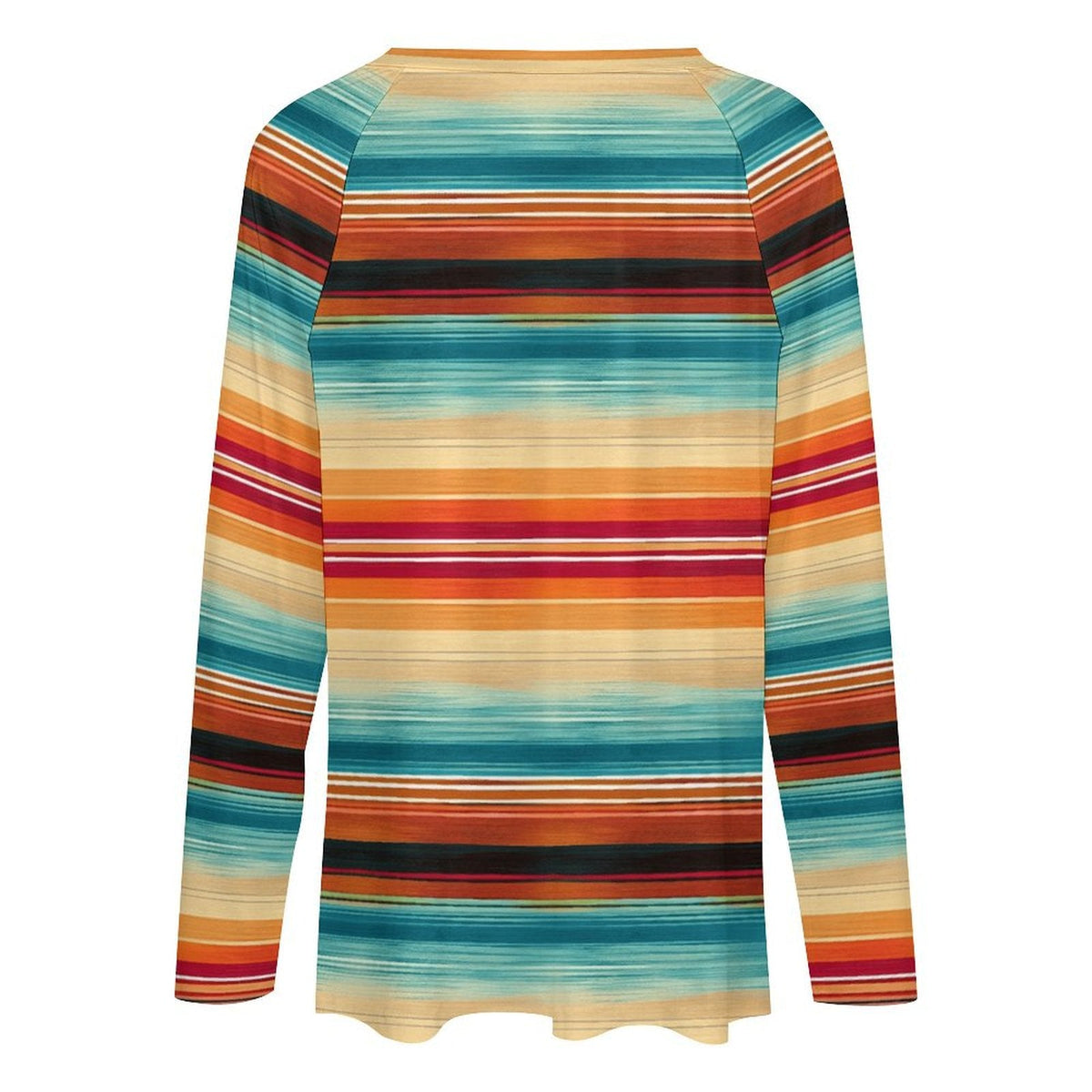 Long Sleeve Southwestern Serape Top