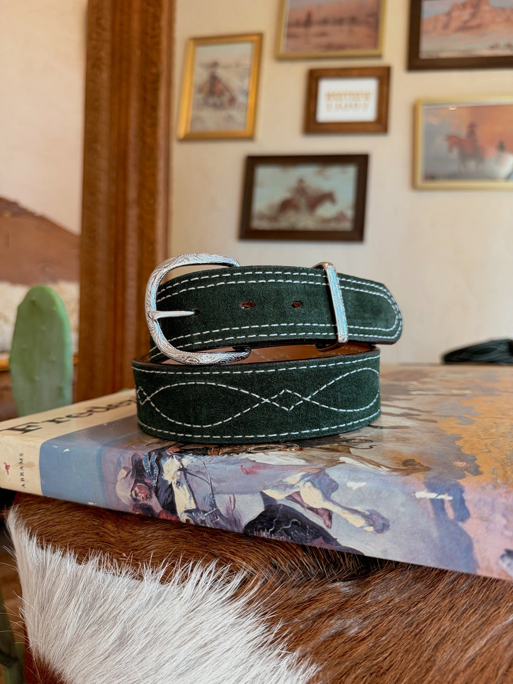 Gunslinger Belt in Forest Green