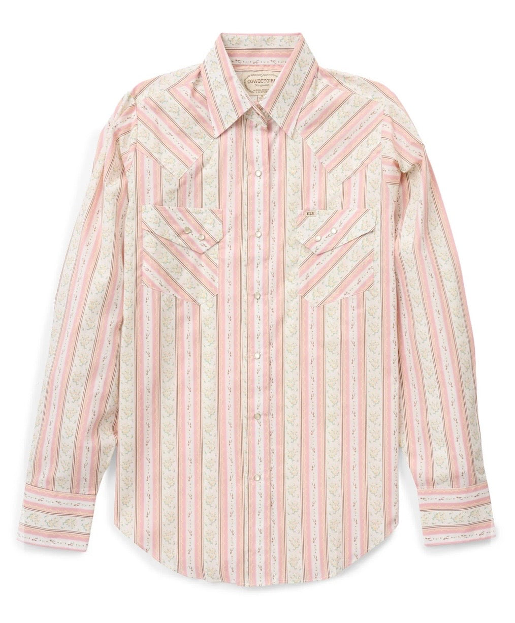 The Blossom Pink Spurs Granddaddy Snap Shirt