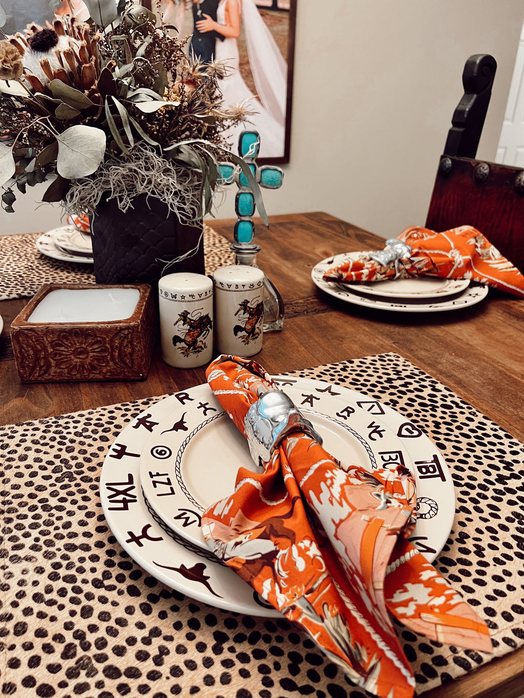 Western Napkin Ring Set