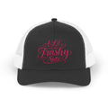 A Lil' Trashy on the Side- Rhinestone Mesh Snapback Hat