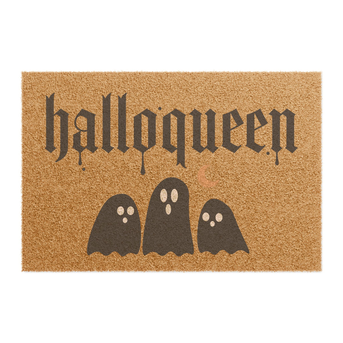 Halloqueen Ghost Welcome Mat- Wildflowers & Moonshine Exclusive