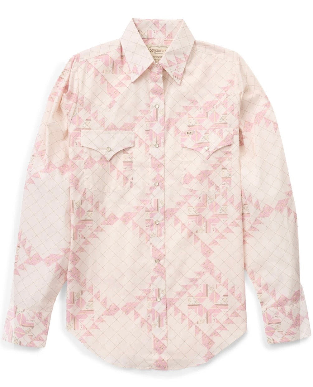 The Blossom Pink Quilt Granddaddy Snap Shirt