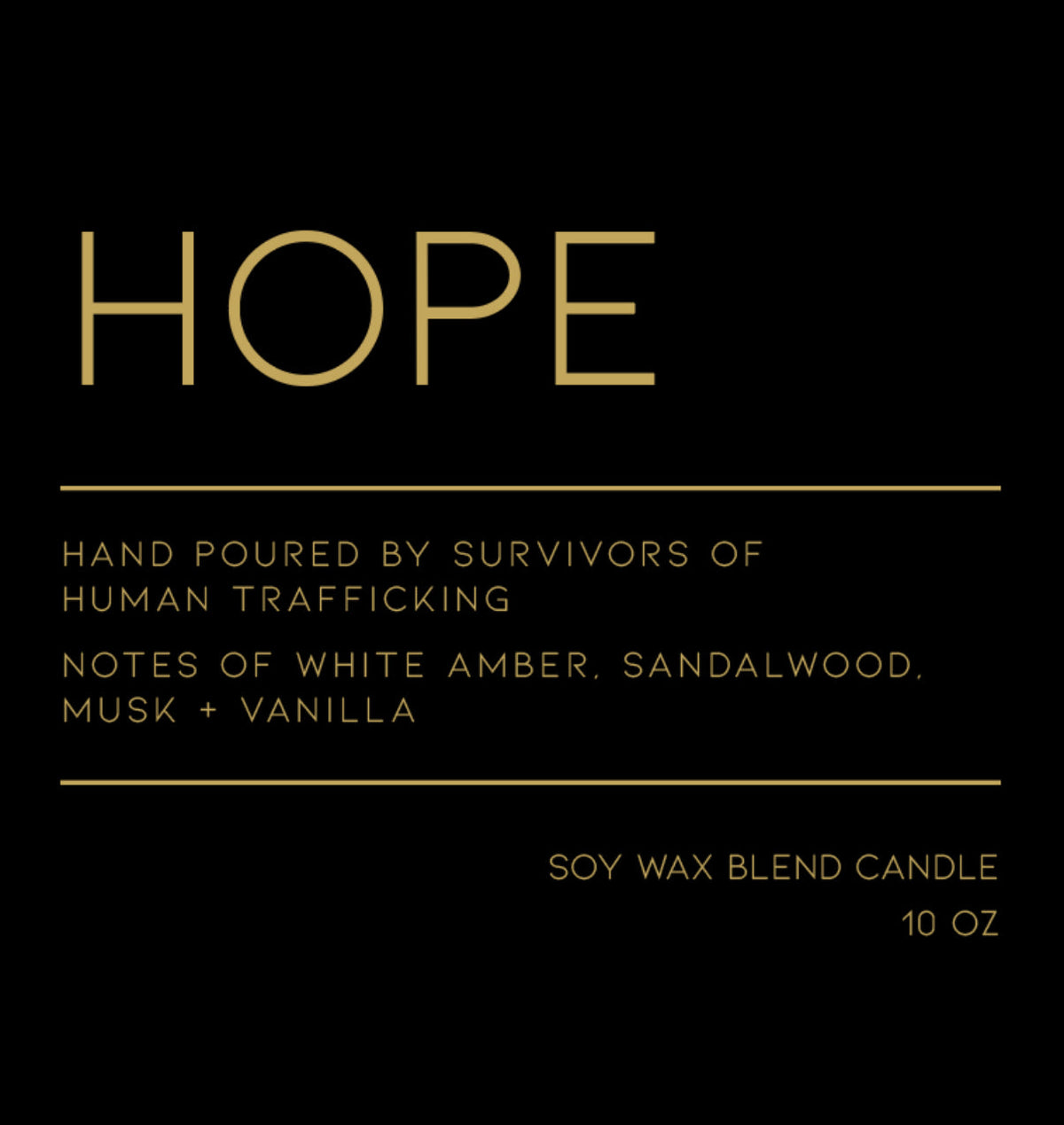 Hope Candle 10 oz
