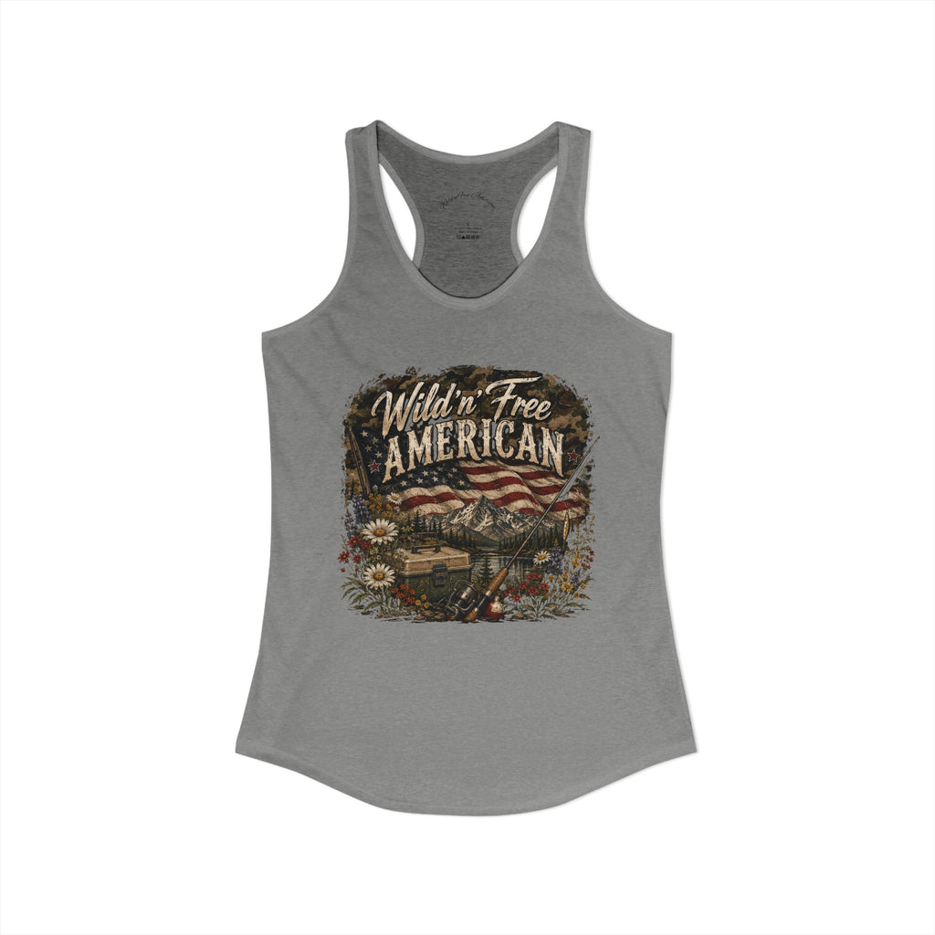 Wild'n'Free American Women's Tank Top - Wildflowers & Moonshine Exclusive