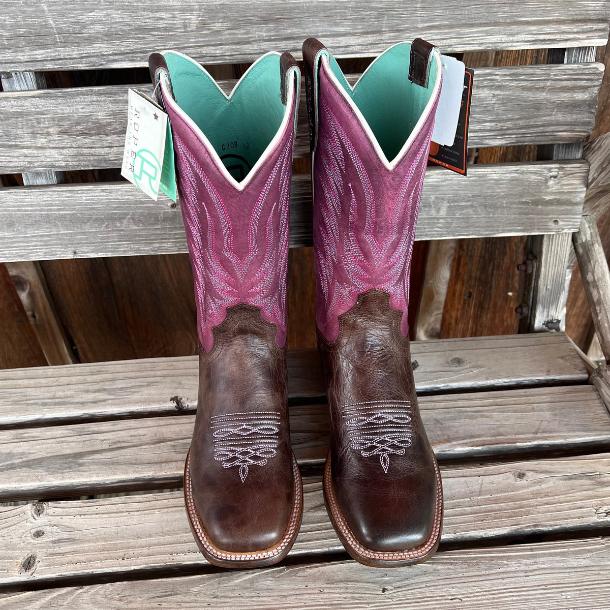 Purple Cowgirl Women's Boots by Roper