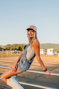 Literally Just A Cowgirl Leopard Print - Embroidered Hat