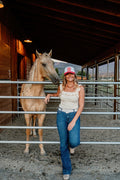 Yee Haw- Pink Hat with Bows - Embroidered  Patch on Trucker Hat