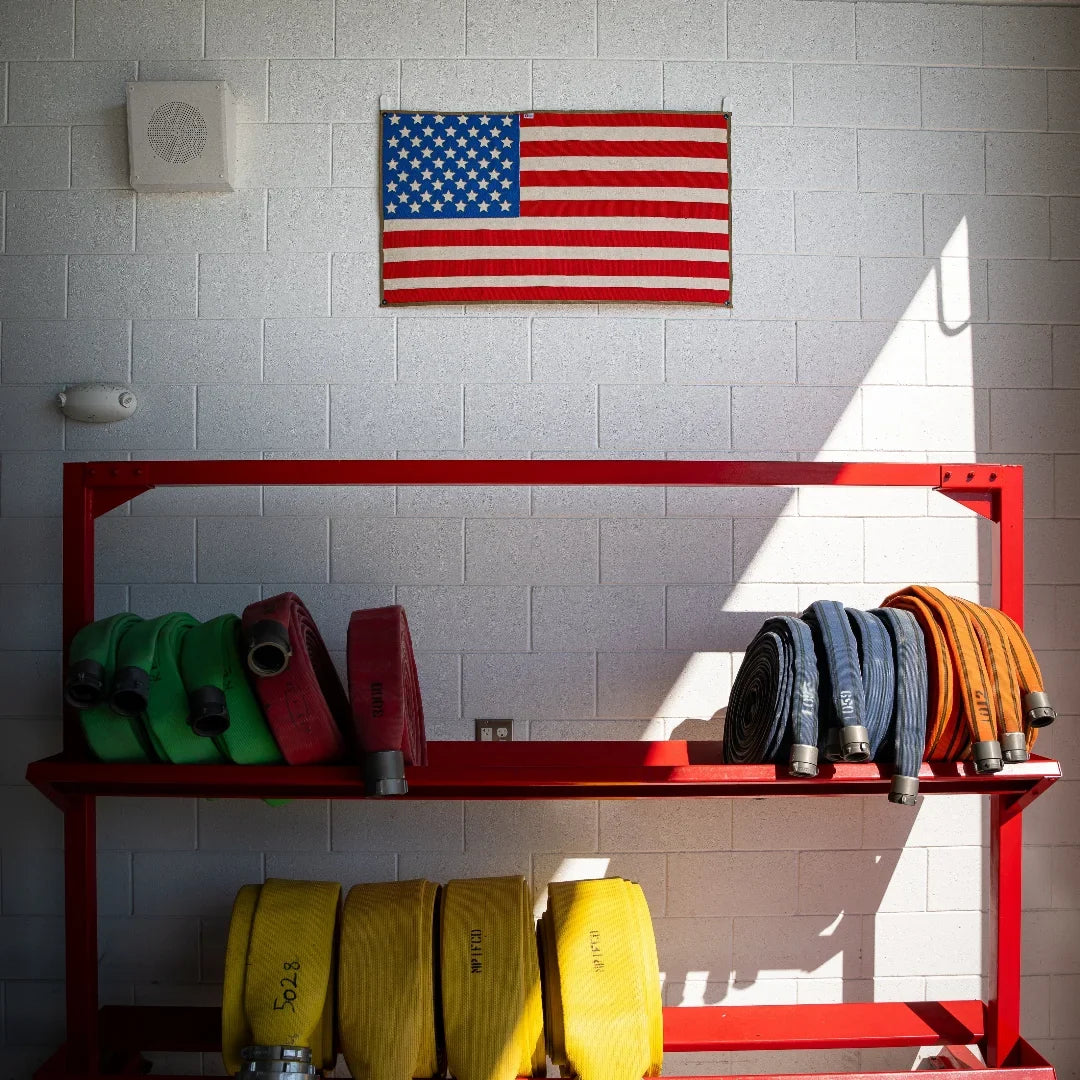 American Flag - Made from Recycled Fire Hose