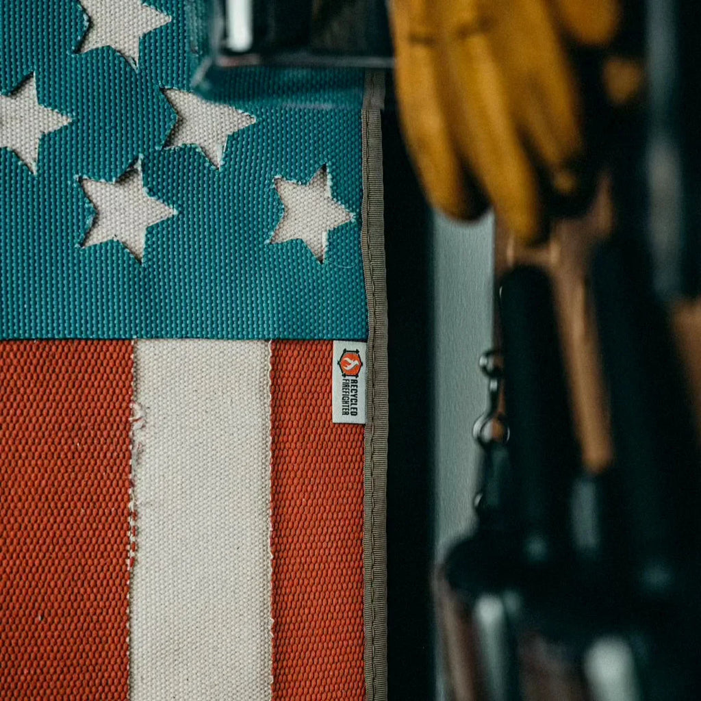 American Flag - Made from Recycled Fire Hose