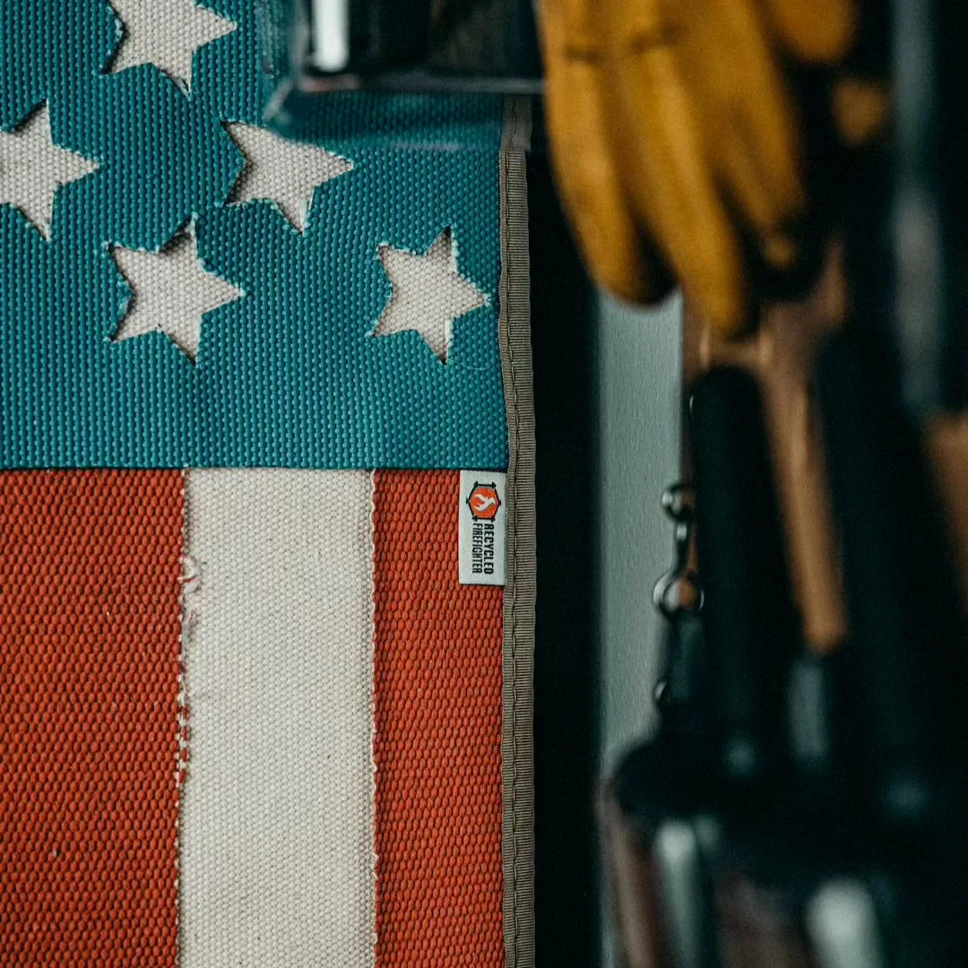 American Flag - Made from Recycled Fire Hose