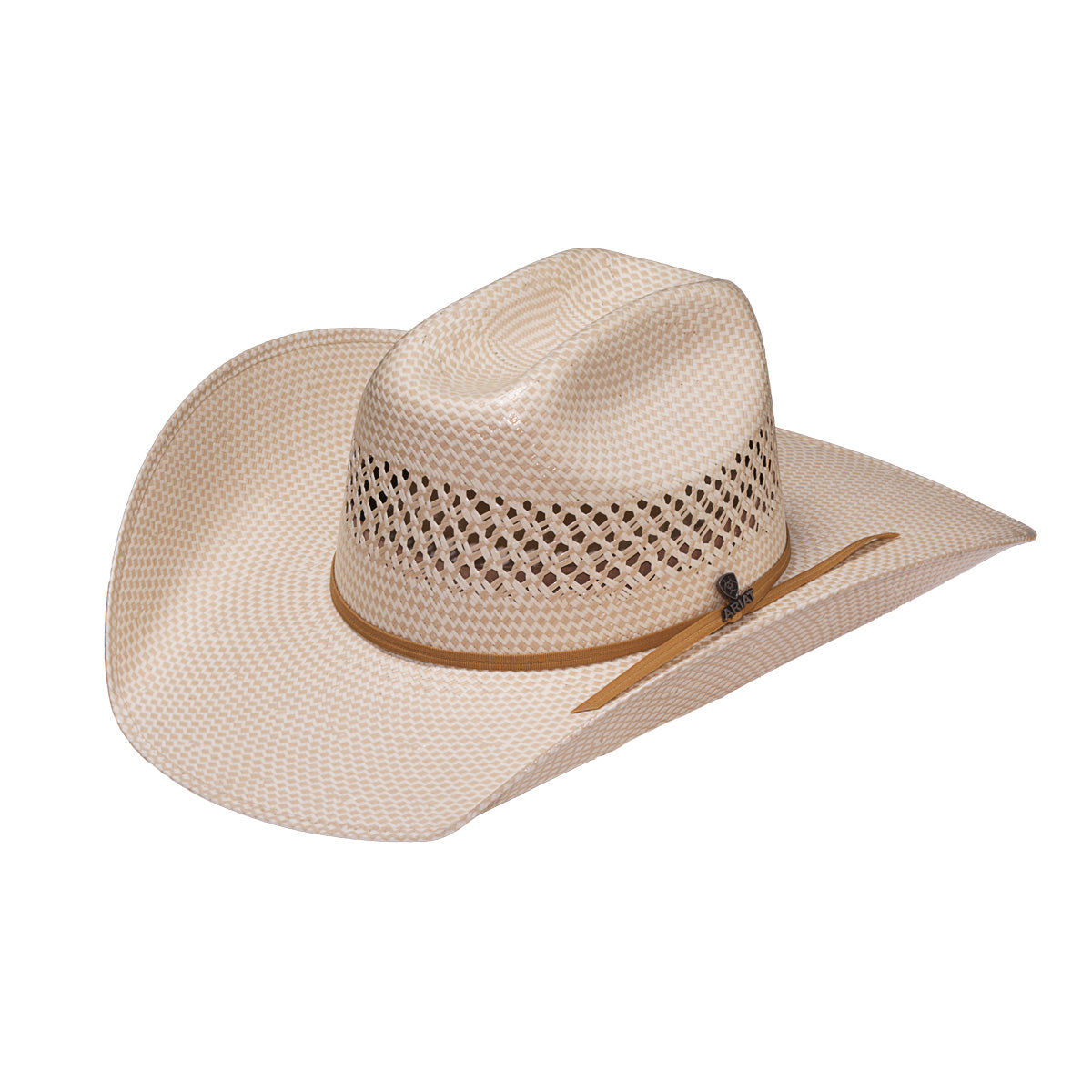 Shantung Cattleman (A73344) - (20X) Bangora Straw Cowboy Hat by Ariat