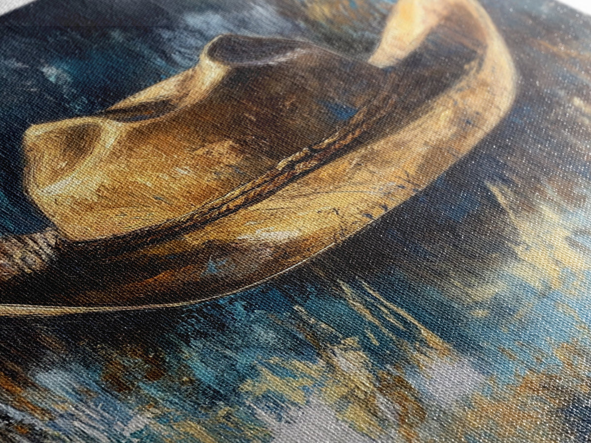 Western Hat, Rustic Wall Art, Farmhouse Art, Cowboy Decor, Canvas Print, Above Sofa Art, Bedroom Art, Gift Idea For Him