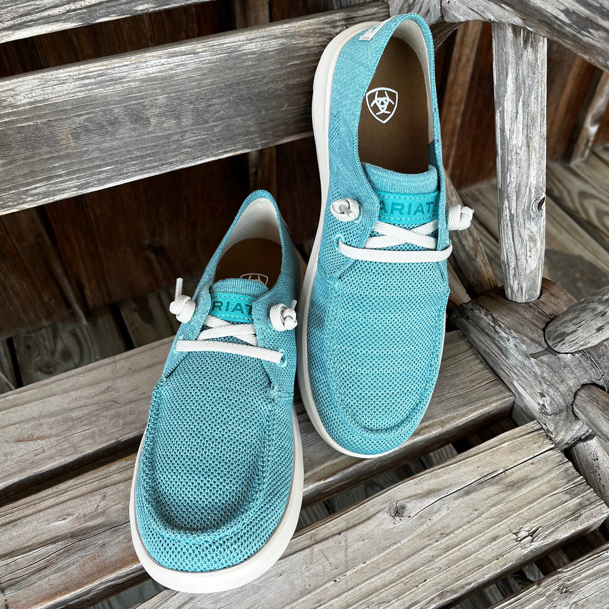 Sky Blue Knit Hilo Women's Shoes by Ariat