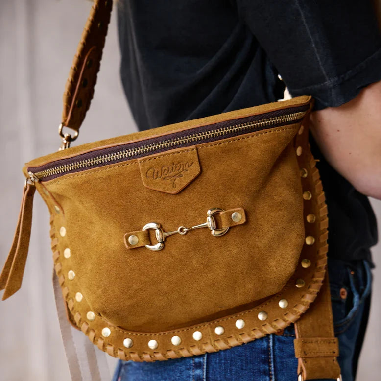 Western + Co. Lil’ Bit Bum Bag in Chestnut
