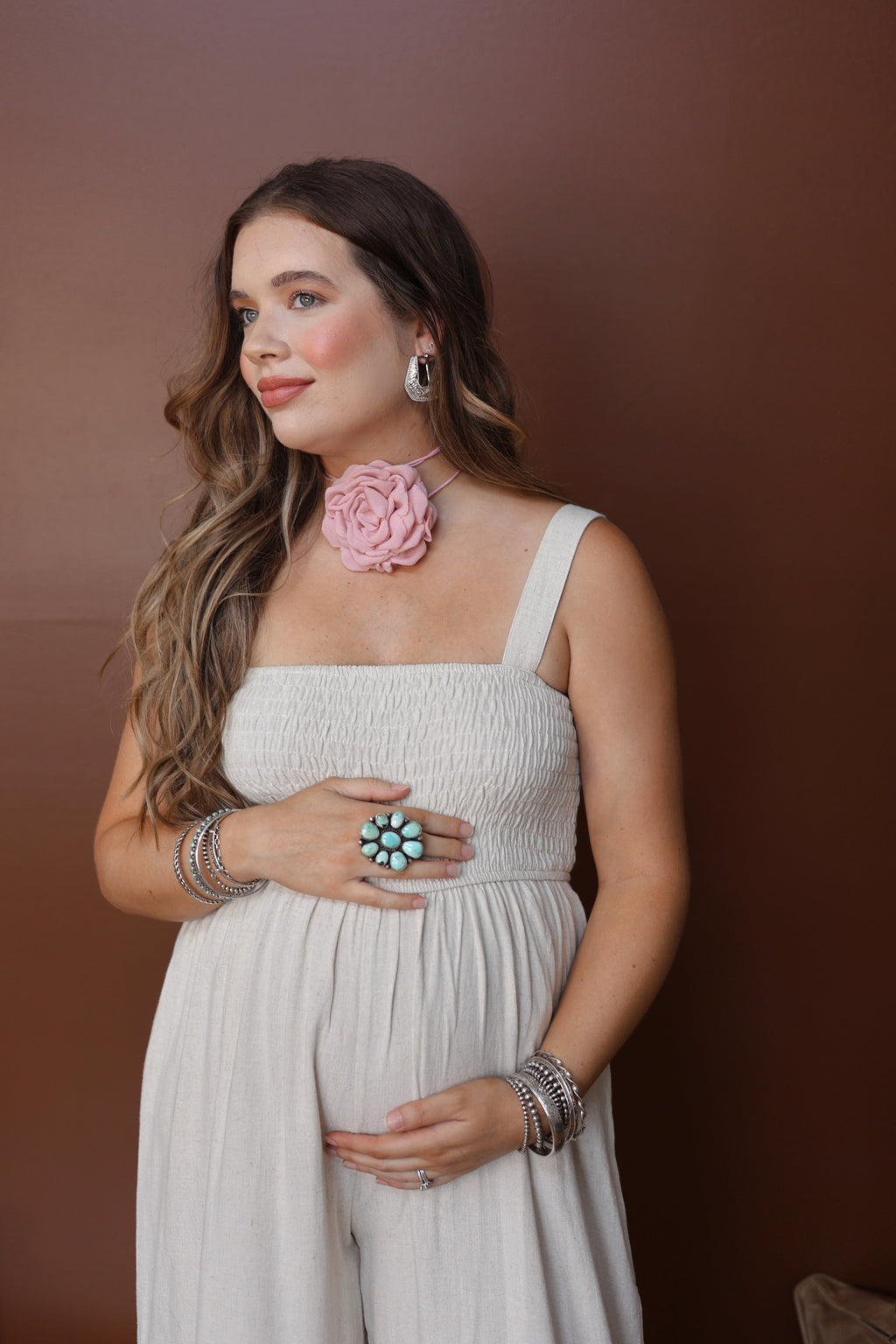 Jasper Jumpsuit in Oatmeal