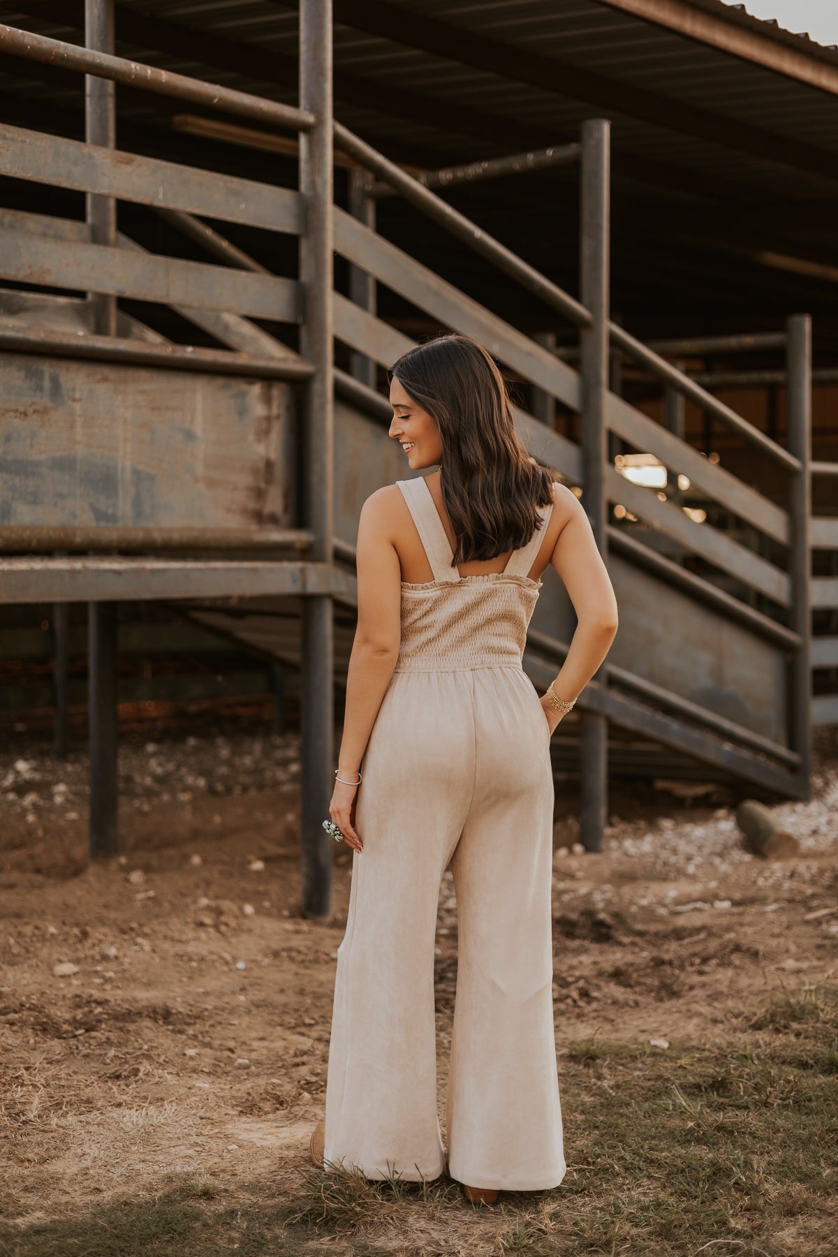 Sierra Suede Jumpsuit