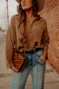 Tulsa Top in Brown