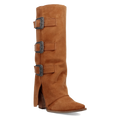Buckle Bunny - Women's Suede Cowgirl Boots by Dingo