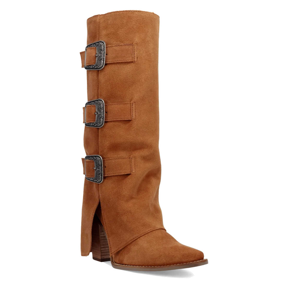 Buckle Bunny - Women's Suede Cowgirl Boots by Dingo