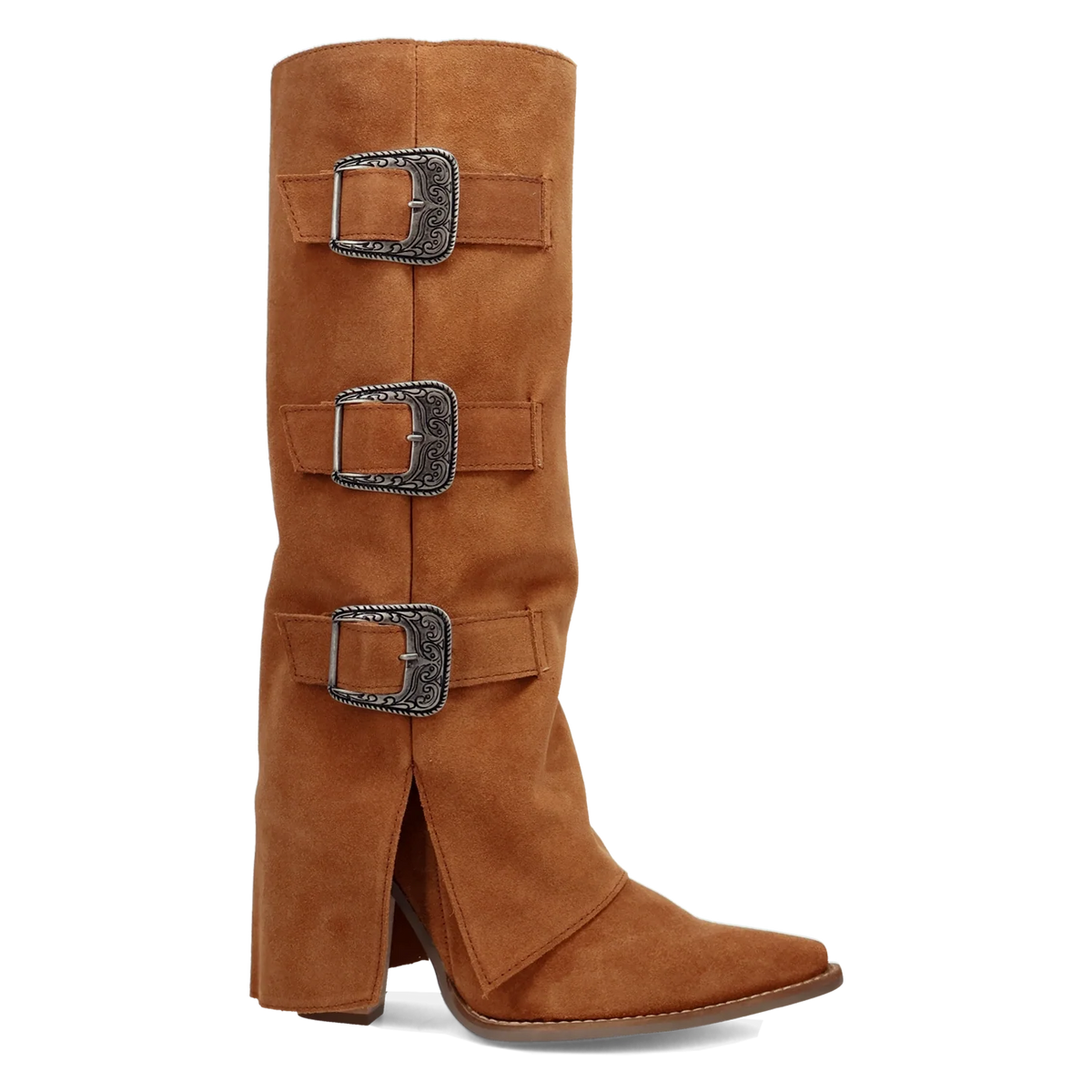 Buckle Bunny - Women's Suede Cowgirl Boots by Dingo