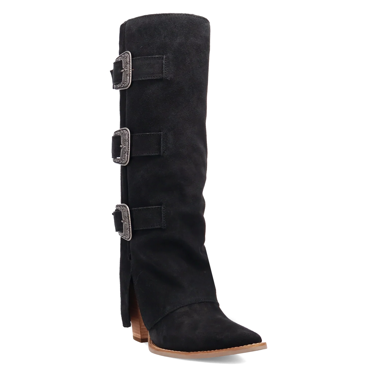 Buckle Bunny - Women's Suede Cowgirl Boots by Dingo