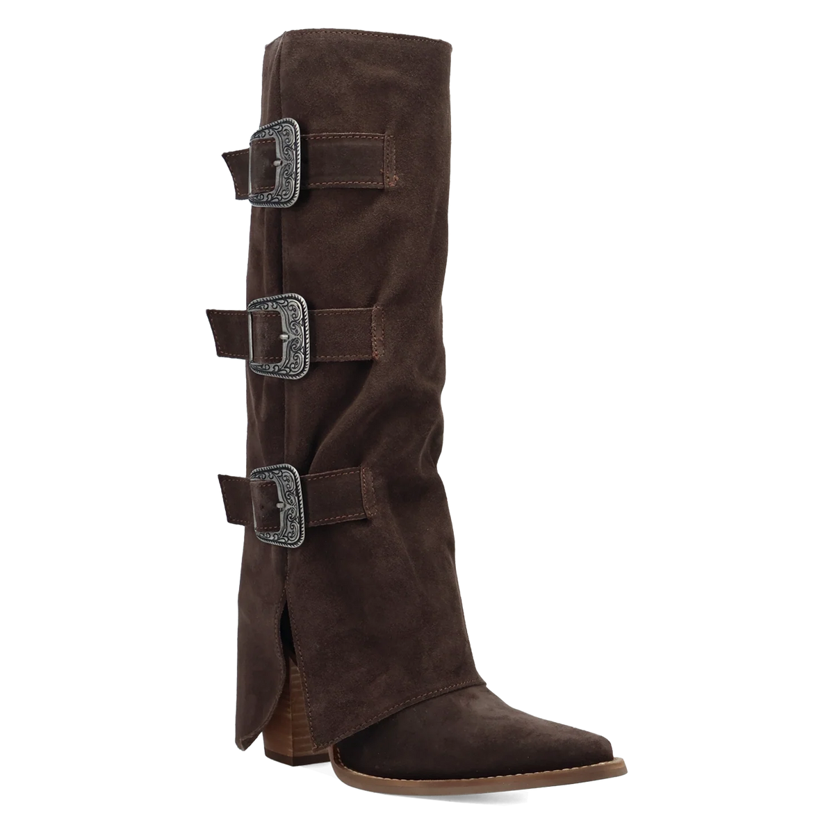 Buckle Bunny - Women's Suede Cowgirl Boots by Dingo