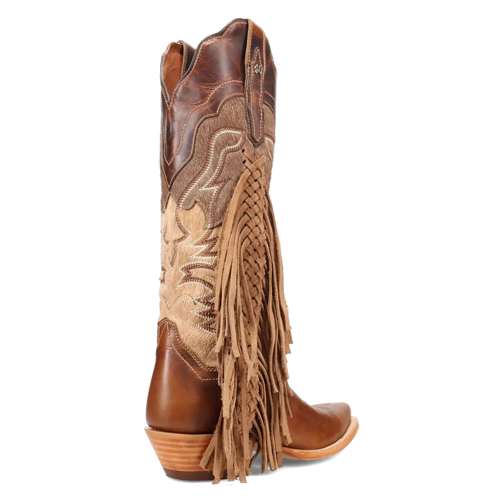 Dayla - Women's Leather Hair-On Cowgirl Boots by Dan Post