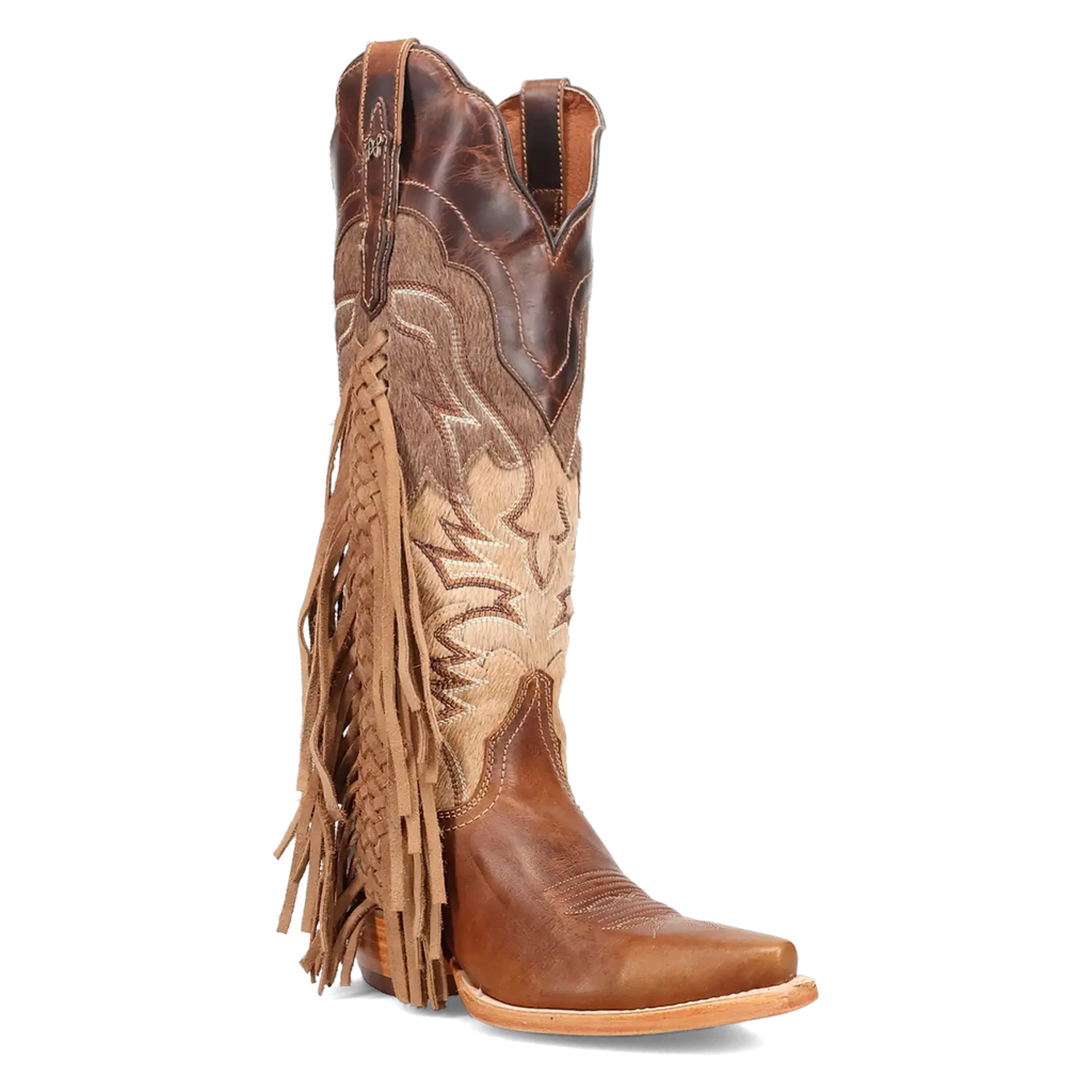 Dayla - Women's Leather Hair-On Cowgirl Boots by Dan Post