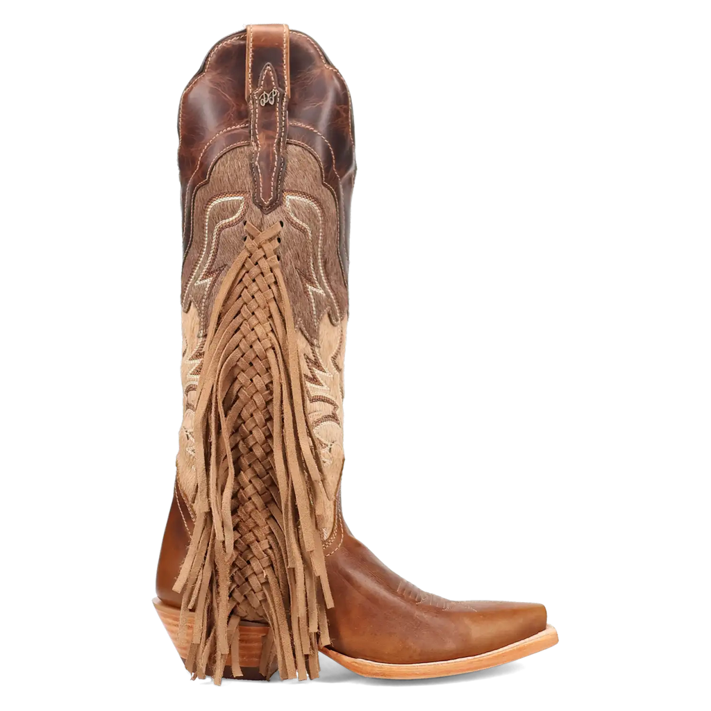 Dayla - Women's Leather Hair-On Cowgirl Boots by Dan Post