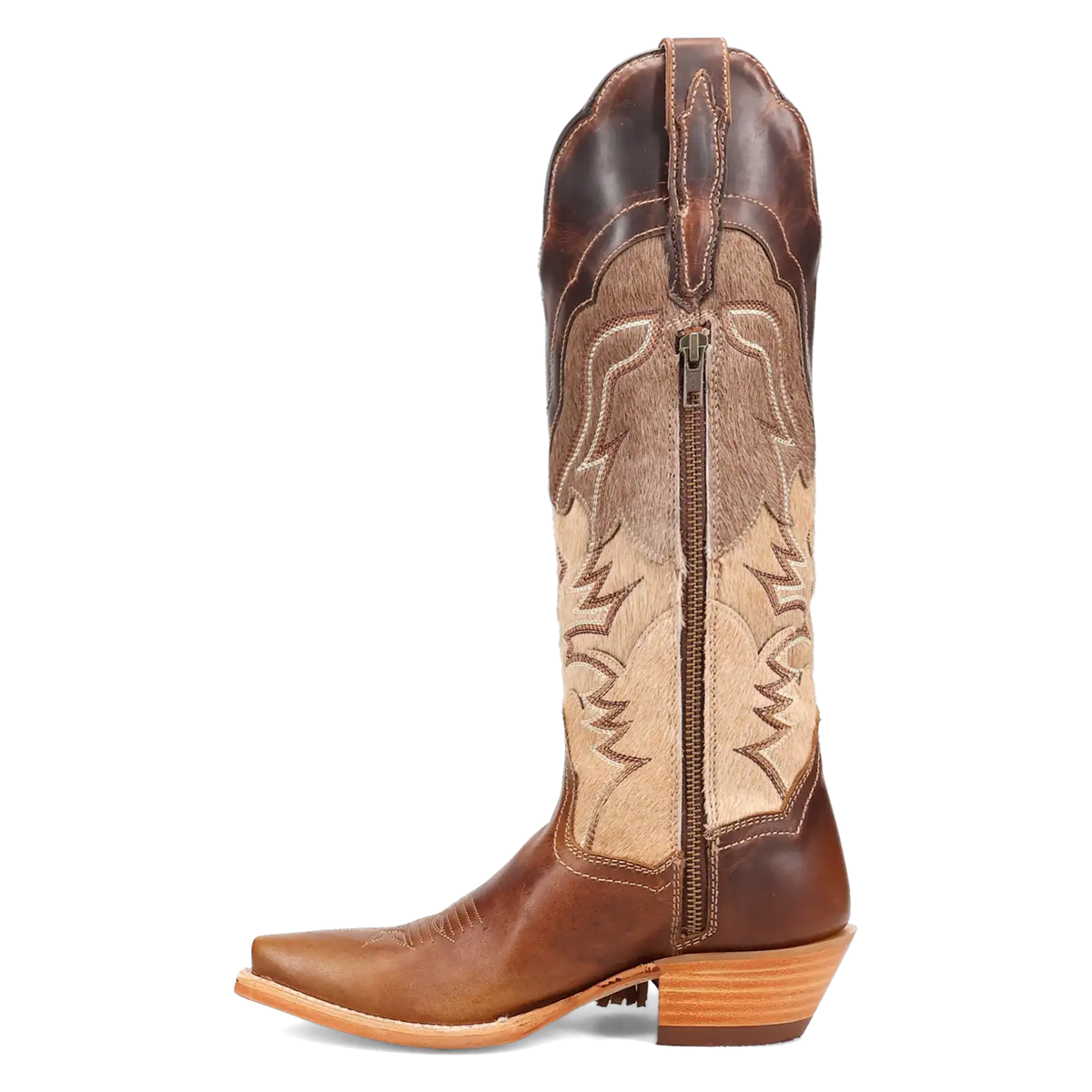 Dayla - Women's Leather Hair-On Cowgirl Boots by Dan Post