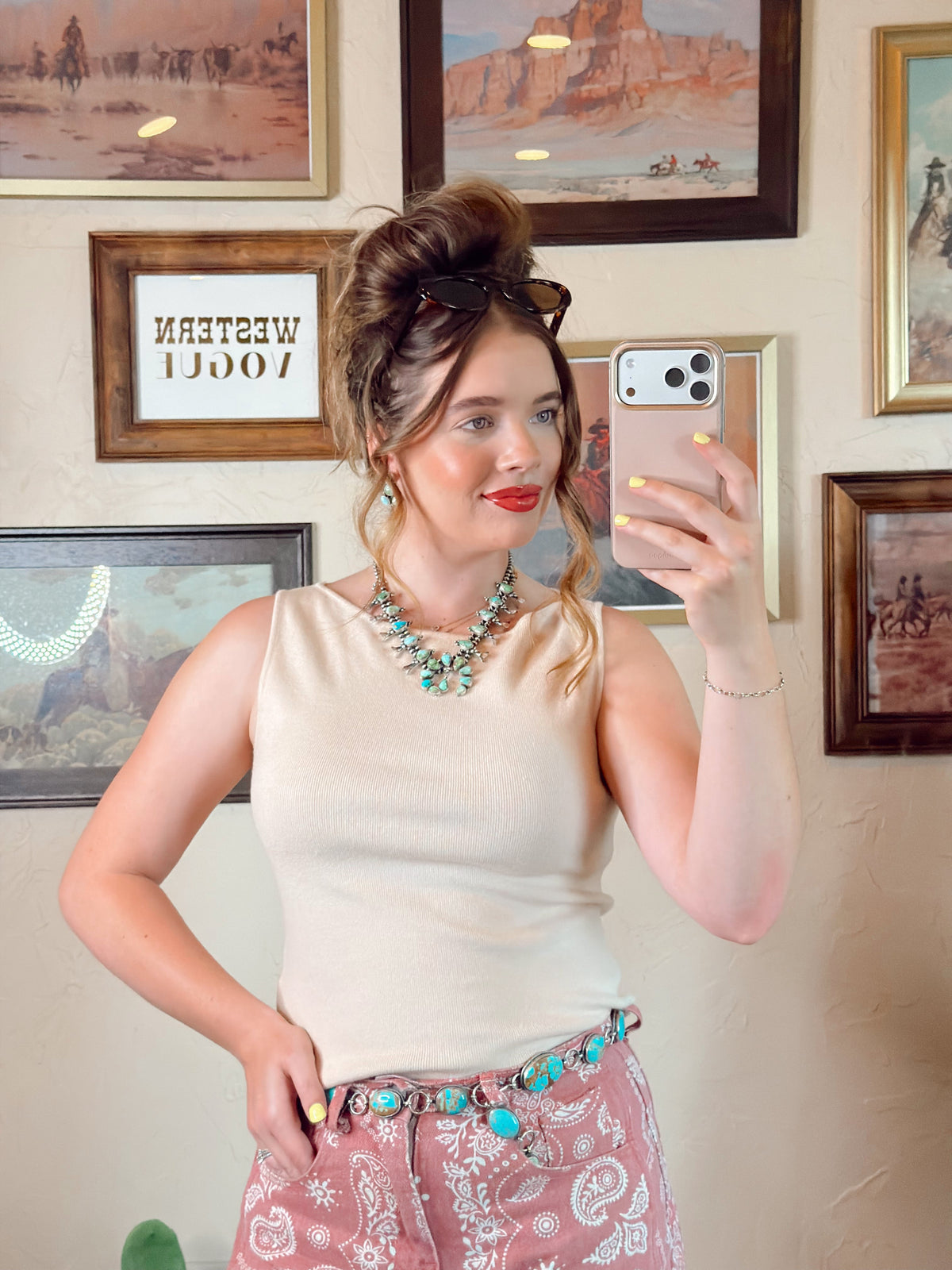 Bedford Top in Cream