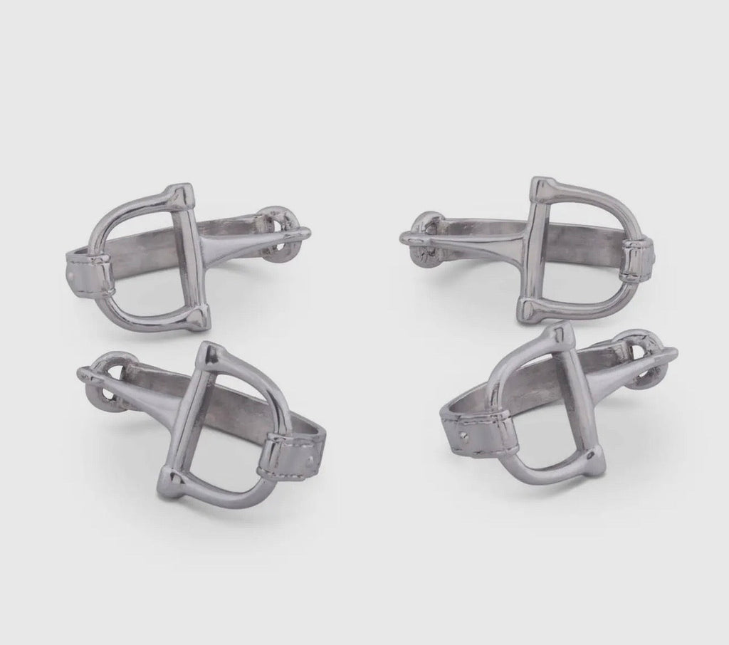 Horse Bit Napkin Ring Set