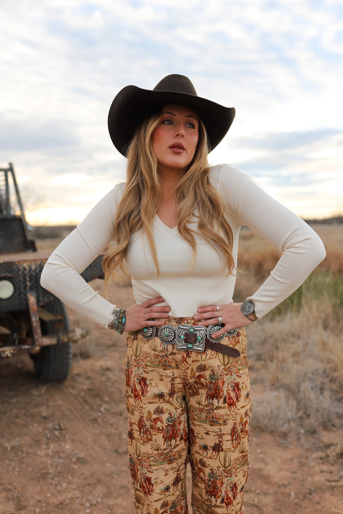 Sloan Top in Cream