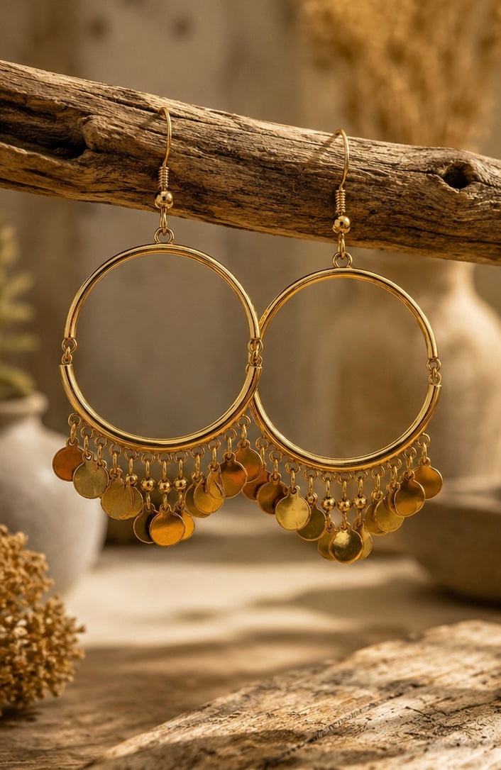 Desert Dancer Hoop Earrings