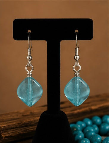 Ocean Breeze - Bead Earrings
