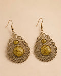 Golden Meadow Filigree Earrings