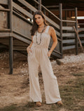 Sierra Suede Jumpsuit