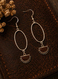 Desert Sunrise Hoop Earrings