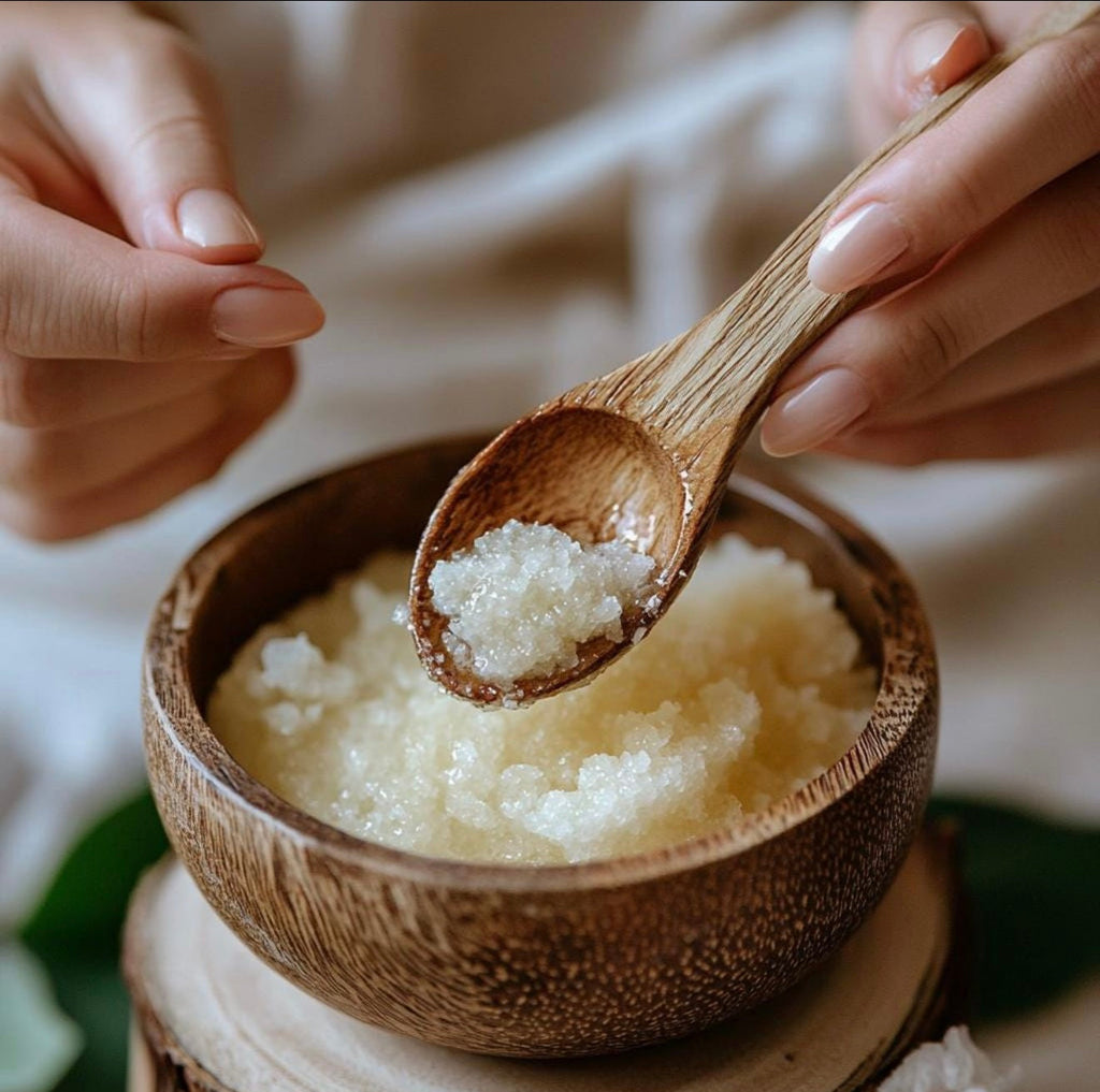 Cucumber Sea Salt Sugar Scrub | Exfoliating Handmade Body Scrub