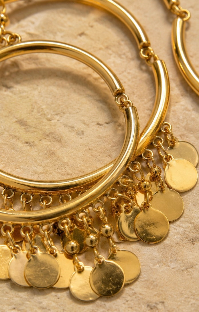 Desert Dancer Hoop Earrings