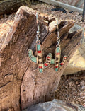 Retro Cactus Dangle Earrings